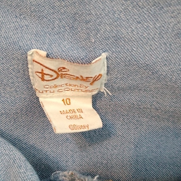 Disney - Frozen Long Sleeve Denim Jacket - Size 10 - Picture 5 of 6